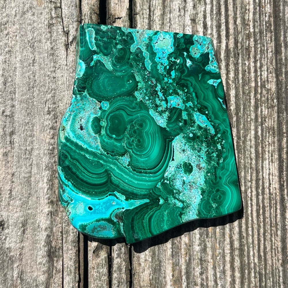 Malachite And Chrysocolla Slab